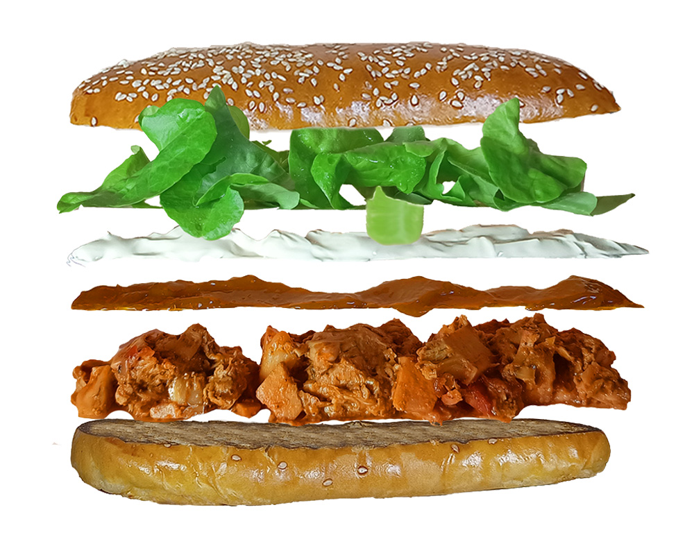 Plant-based Jackfruit Burger